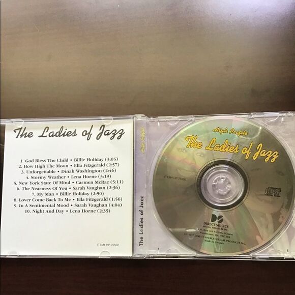 CD The Ladies of Jazz, Ella Fitzgerald, Billie Holiday, Lena Horne - Picture 3 of 3